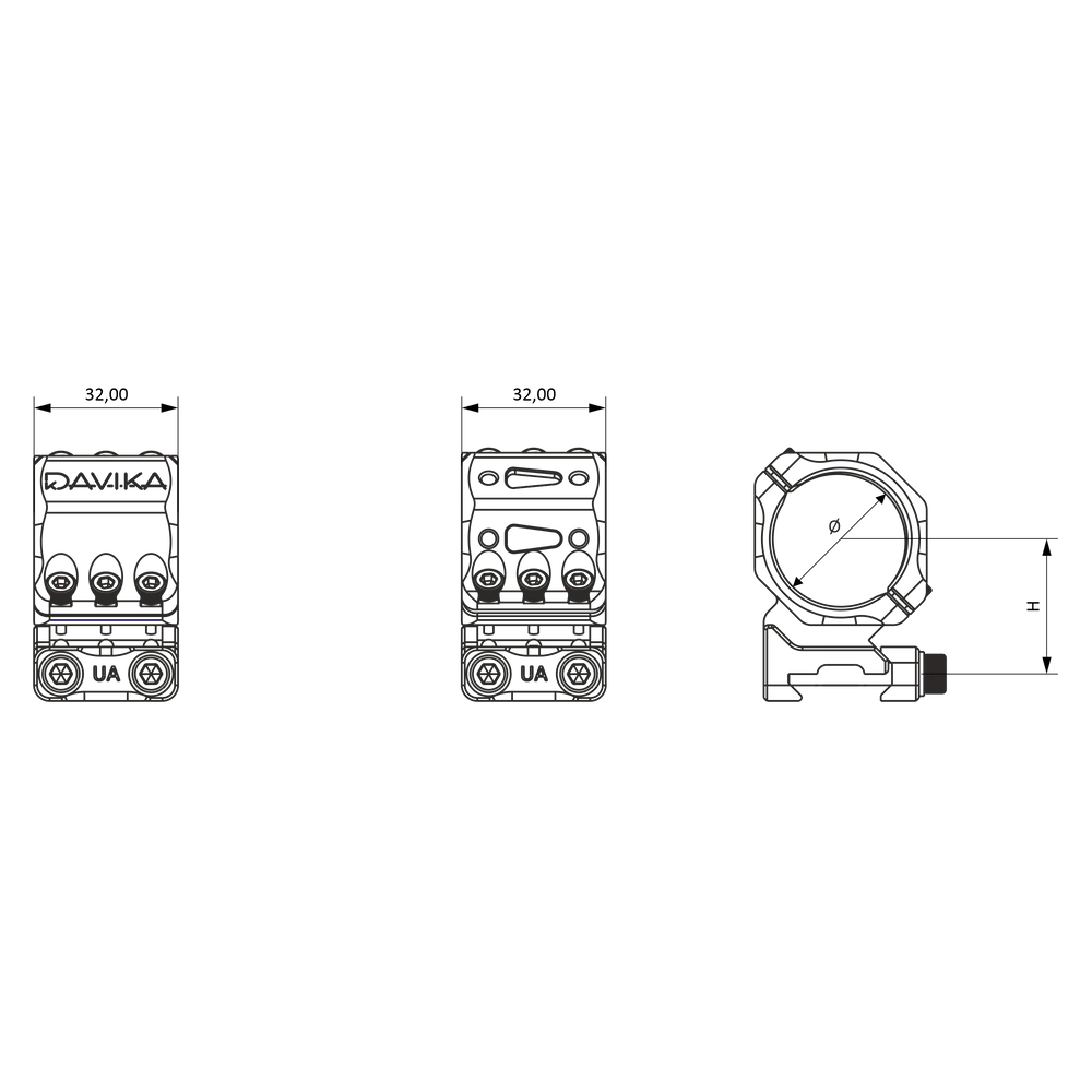 30 mm optikakinnitus | Picatinny alus