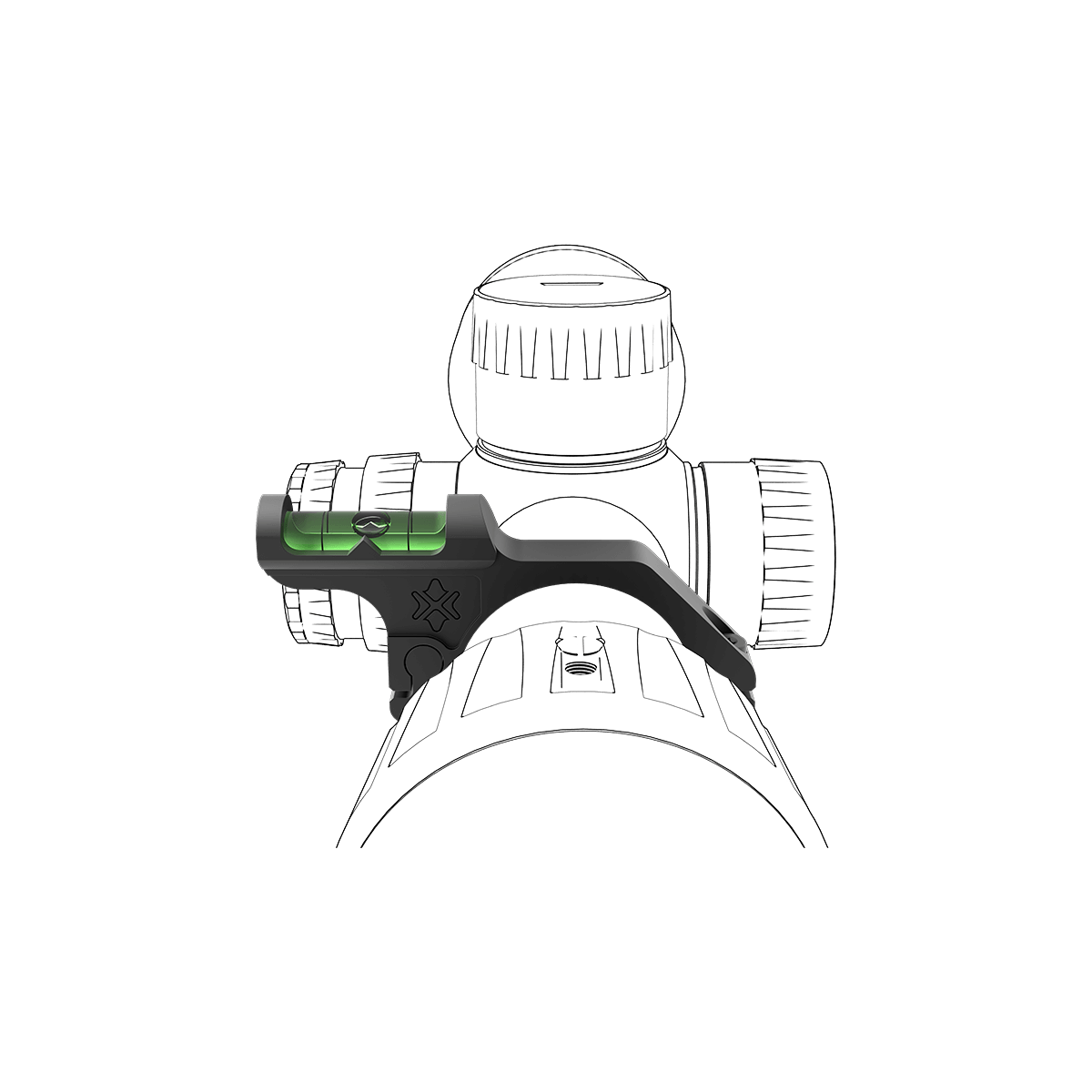 30 mm nihkega mullinivoo optiline sihik jaoks