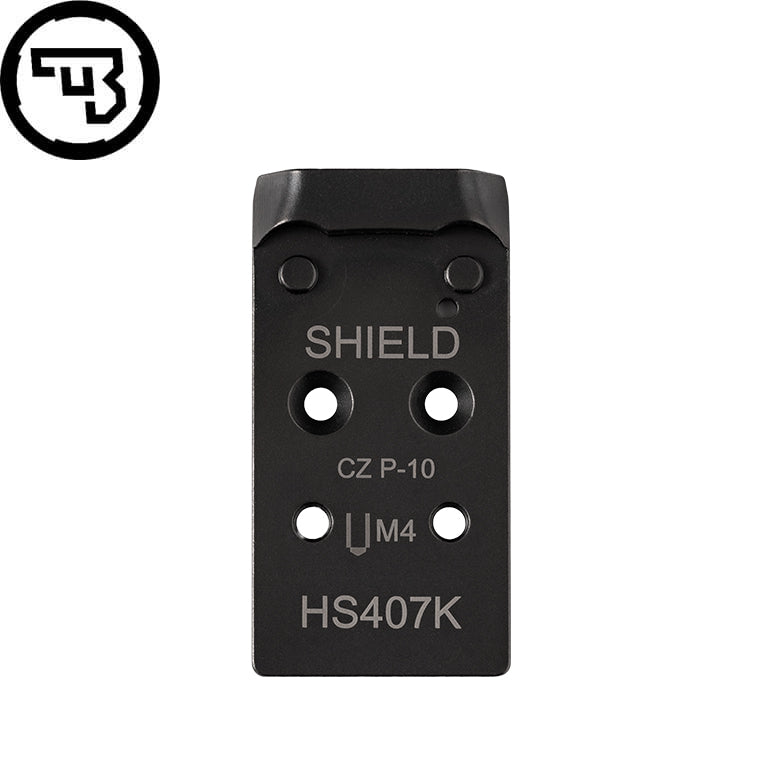 CZ P-10 Optics Ready plaat | Shield RMSc & Holosun K-seeria jalajäljed
