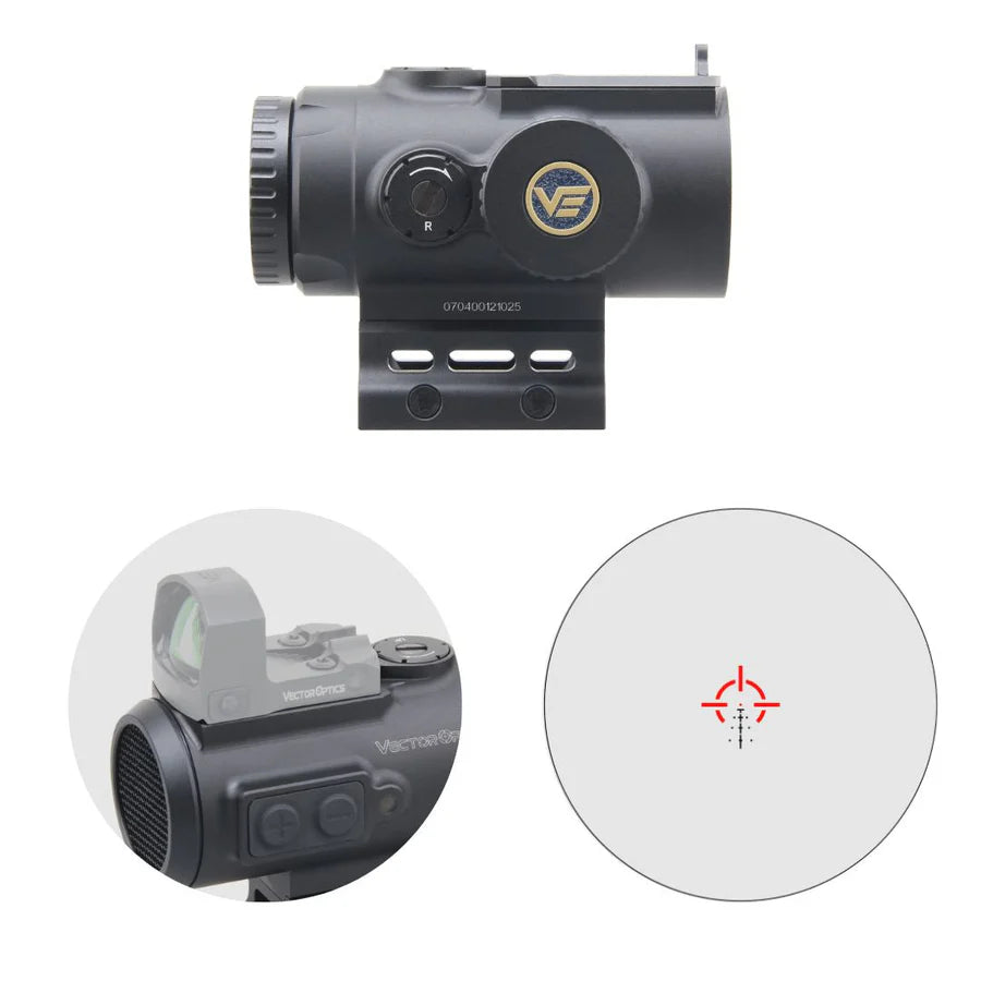 Vector Optics Paragon 4x24 ultra compact prism rifle scope Vector Optics