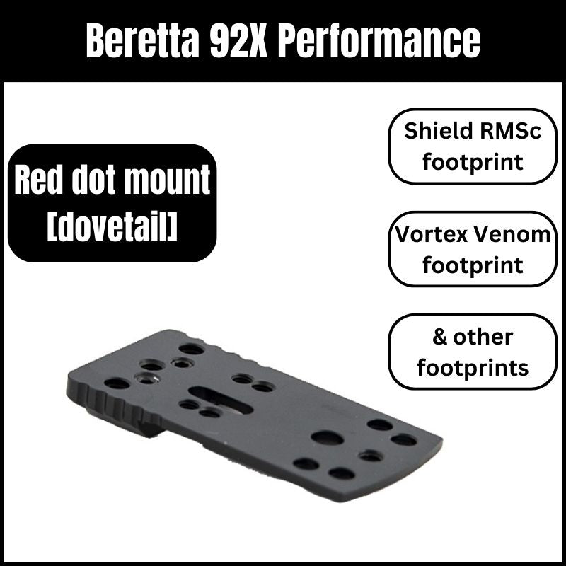 Beretta 92X Performance red dot mount universal | type A Toni System