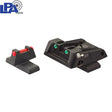Beretta APX adjustable sight set with fiber optics LPA