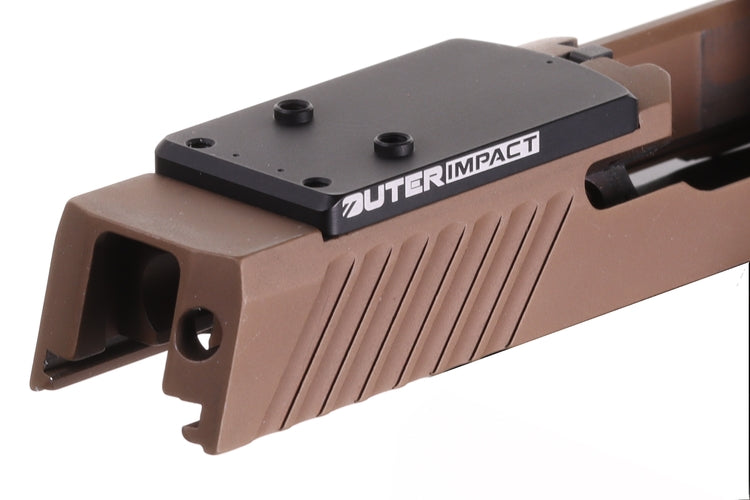 Sig P320 X5 Legion, M17, M18 red dot plate | Holosun K-series footprint Outer Impact