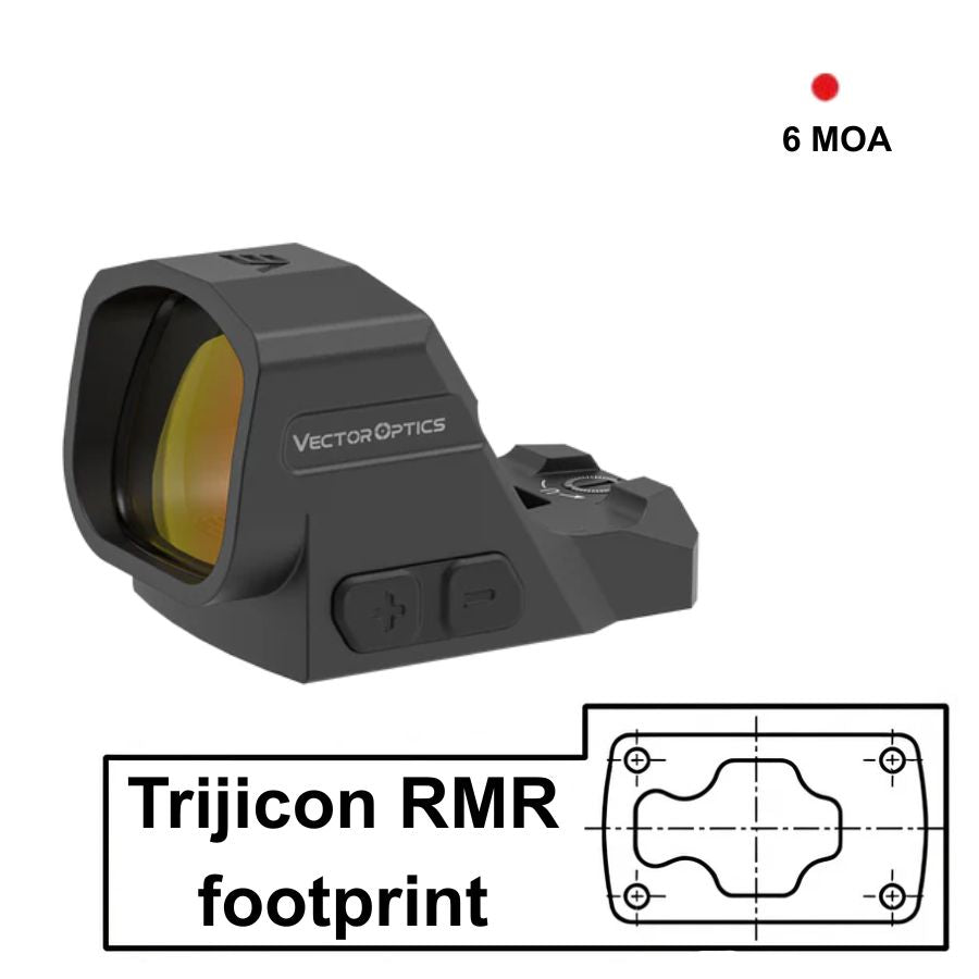 Vector Optics Frenzy 1x24x29 GenII 6 MOA punatäppsihik