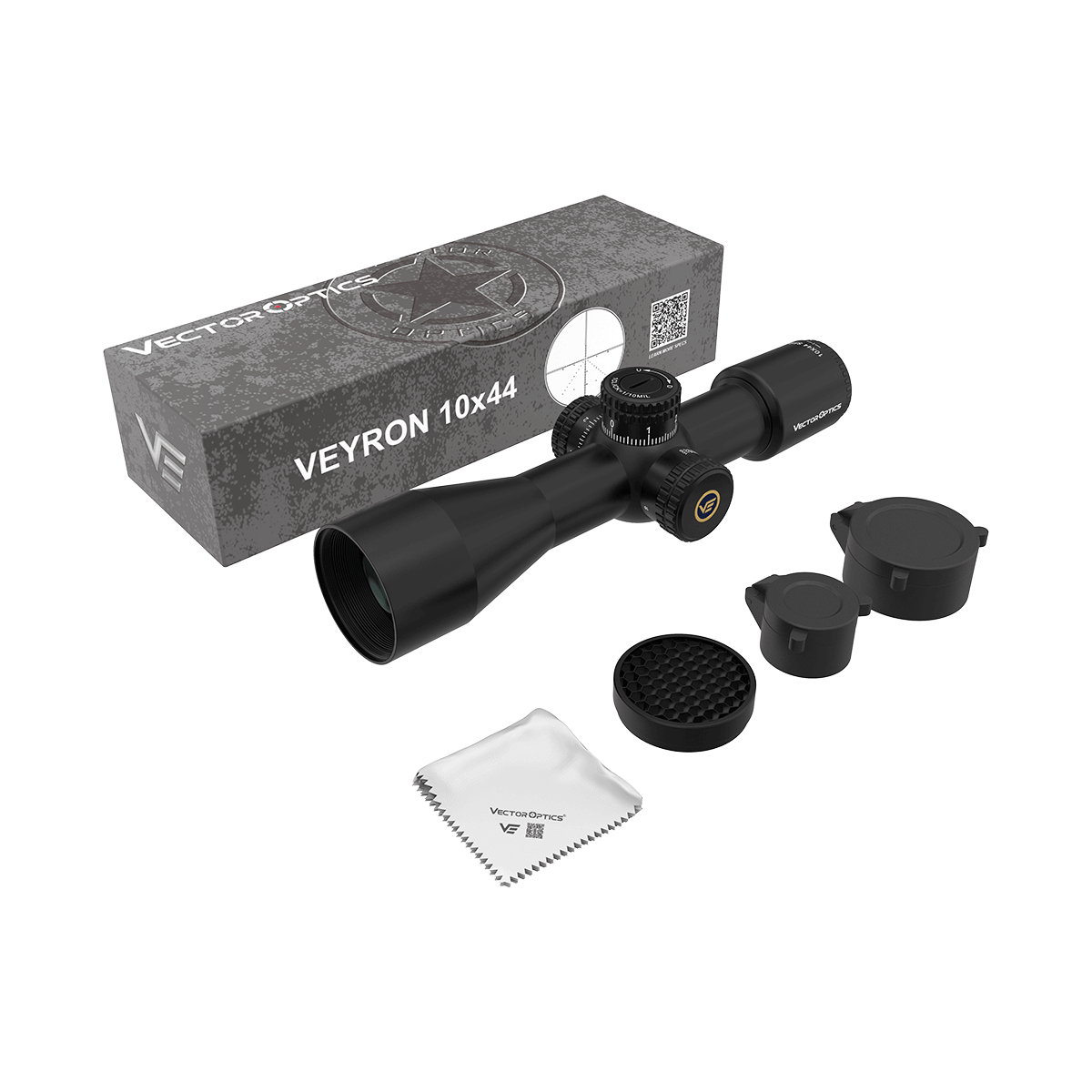 Vector Optics Veyron 10x44 SFP kompaktne püssi sihik
