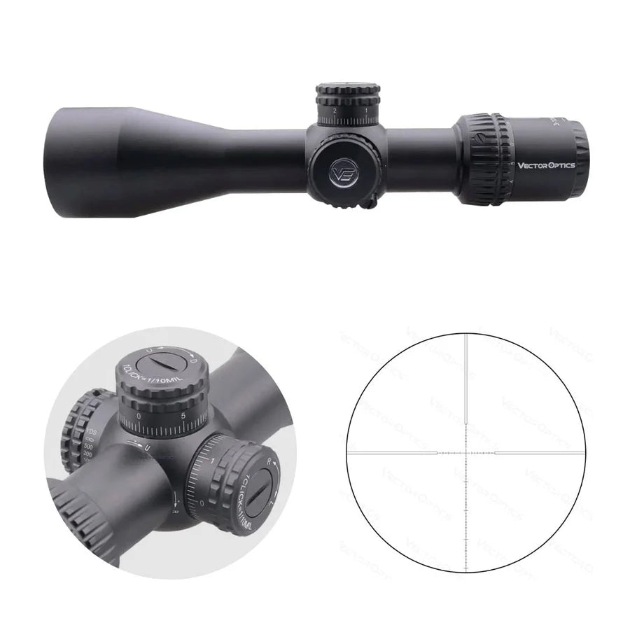 Vector Optics Veyron 3-12x44 FFP kompaktne vintpüssi sihik