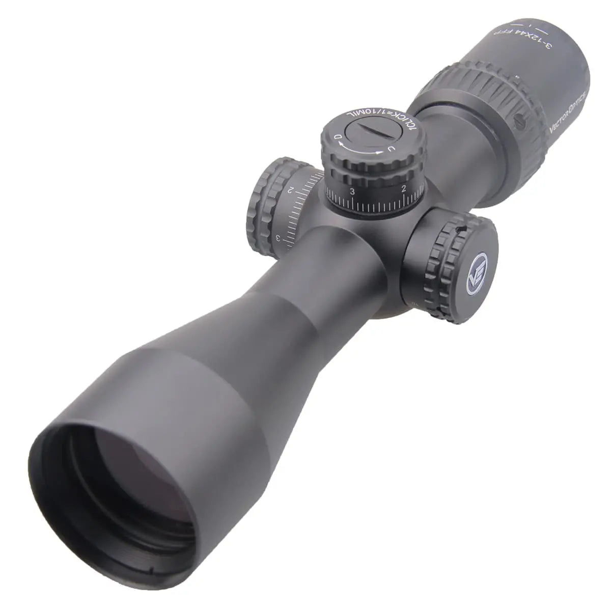 Vector Optics Veyron 3-12x44 FFP kompaktne vintpüssi sihik