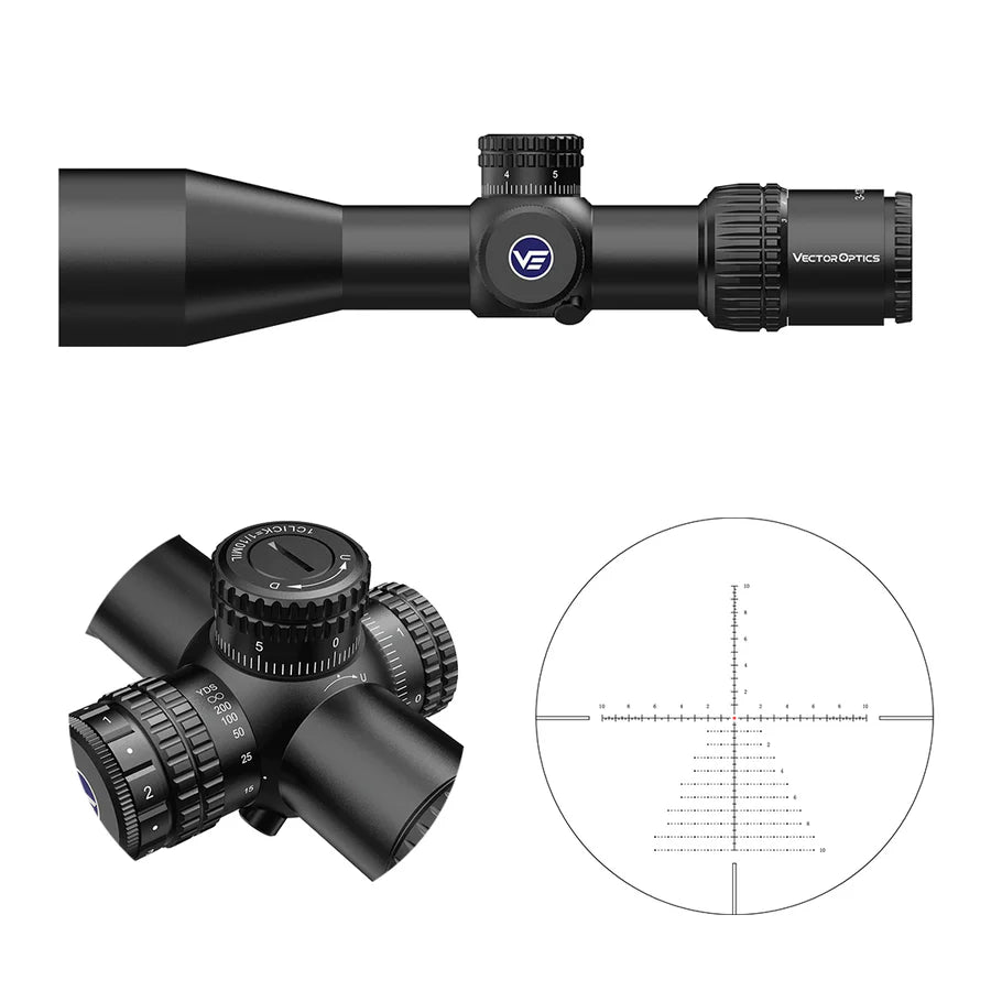 Vector Optics Veyron 3-12x44IR SFP kompaktne püssi sihik