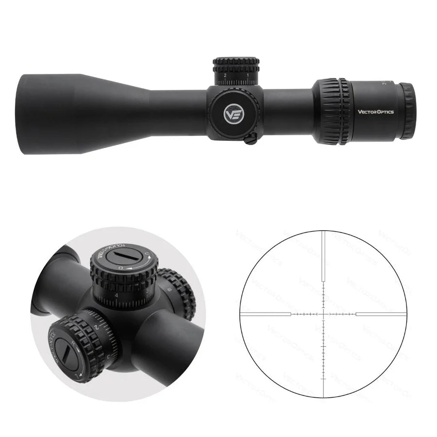 Vector Optics Veyron 3-12x44 SFP kompaktne püssi sihik