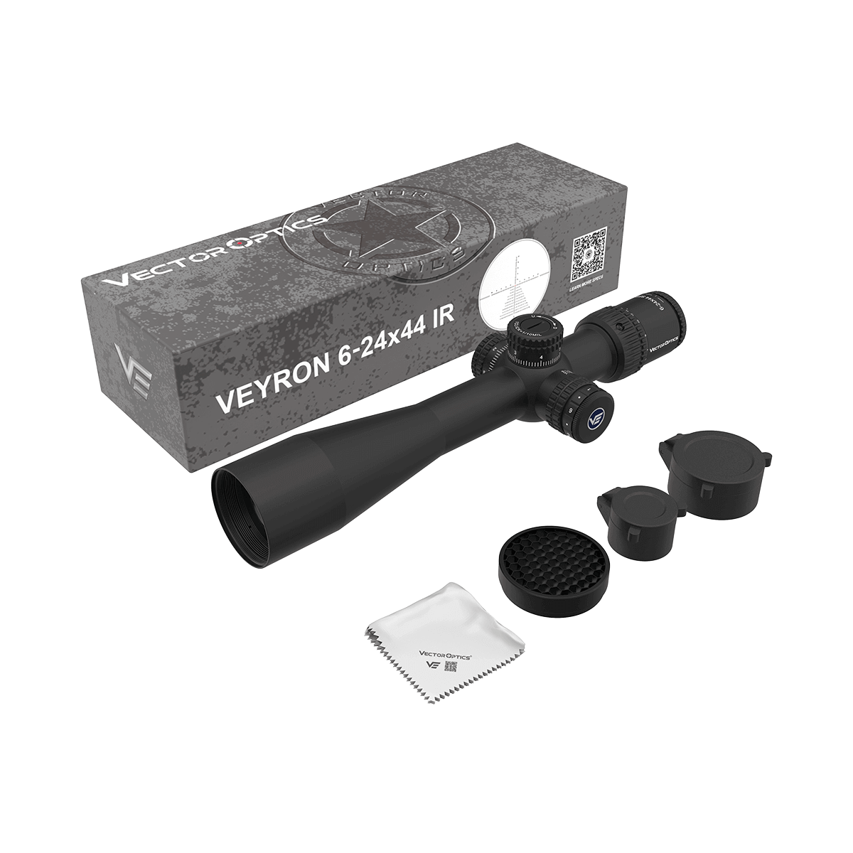 Vector Optics Veyron 6-24x44IR SFP kompaktne püssi sihik