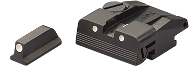 Walther P99, PPQ, PPQ M2 adjustable sight set | with white dots