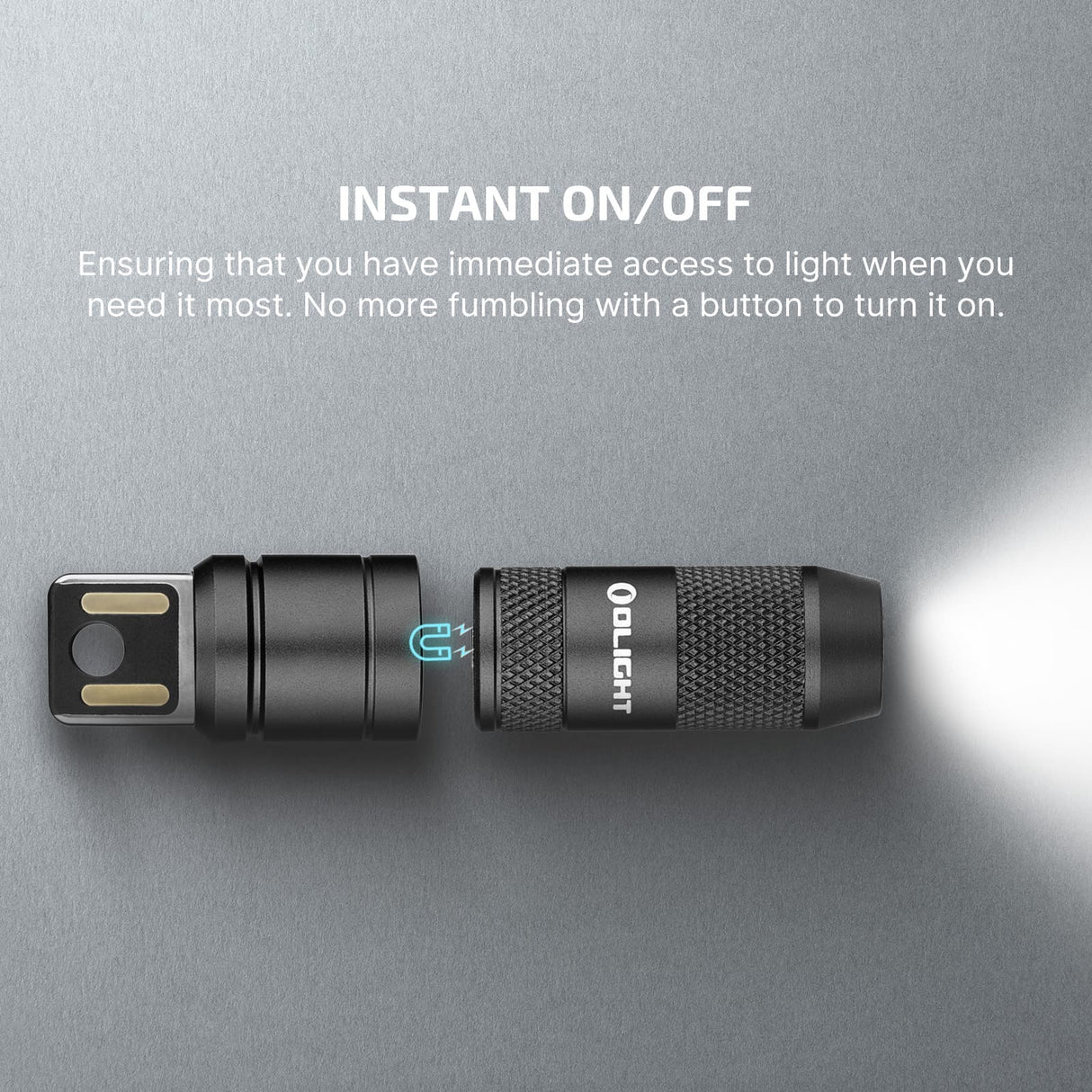 Olight imini 2 | mini taaslaetav võtmehoia taskulamp | 50 lm