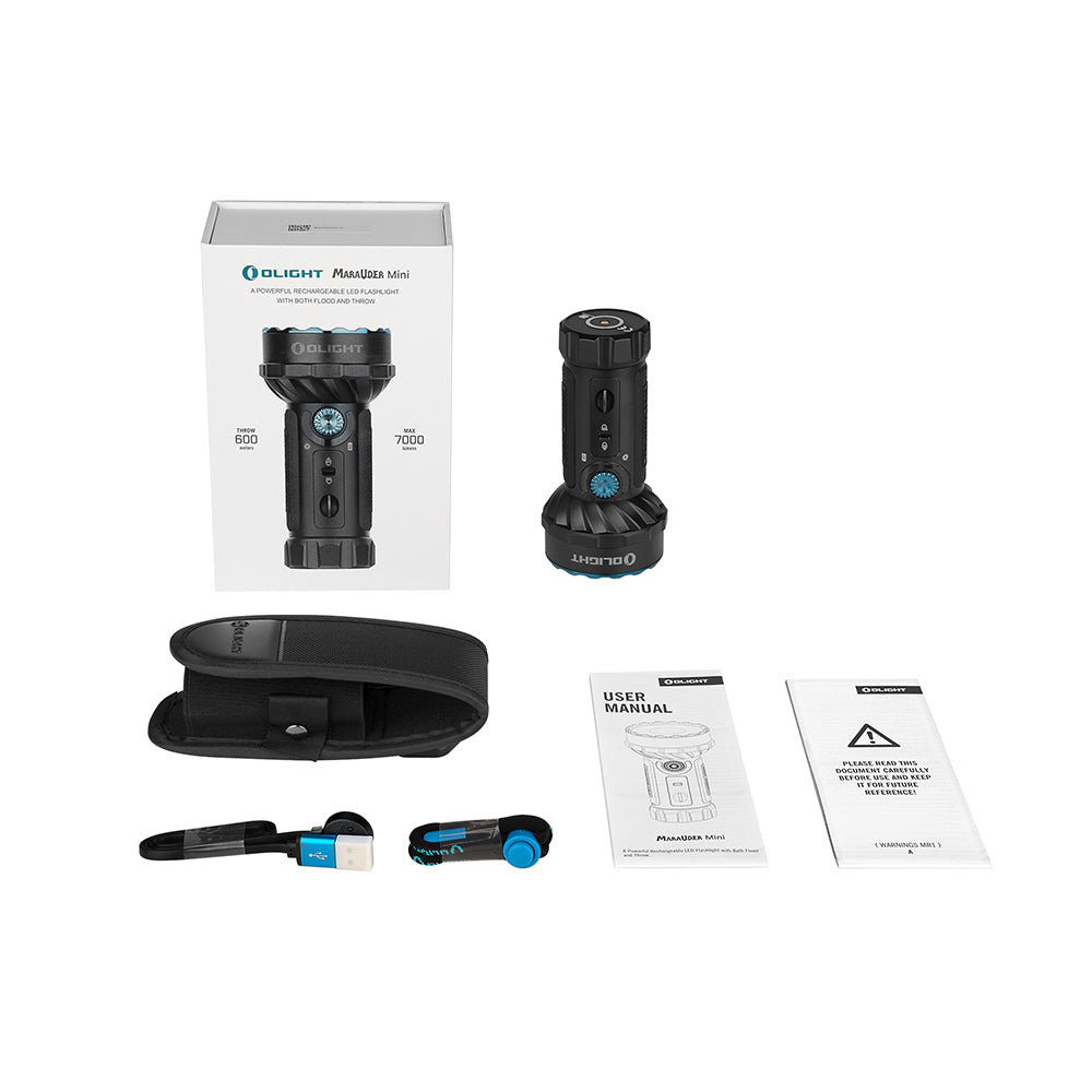 Olight Marauder Mini | mitmevärviline laetav taskulamp | 7.000 lm