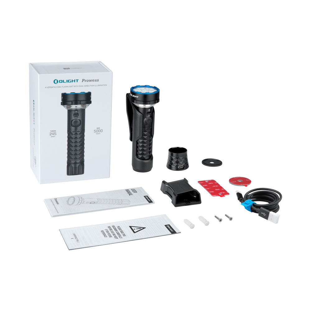 Olight Prowess | taskulamp with bidirectional lighting | 5.000 lm