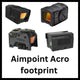 Punatäppsihikud Aimpoint Acro footprintiga