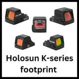 Punatäppsihikud Holosun K-series footprintiga