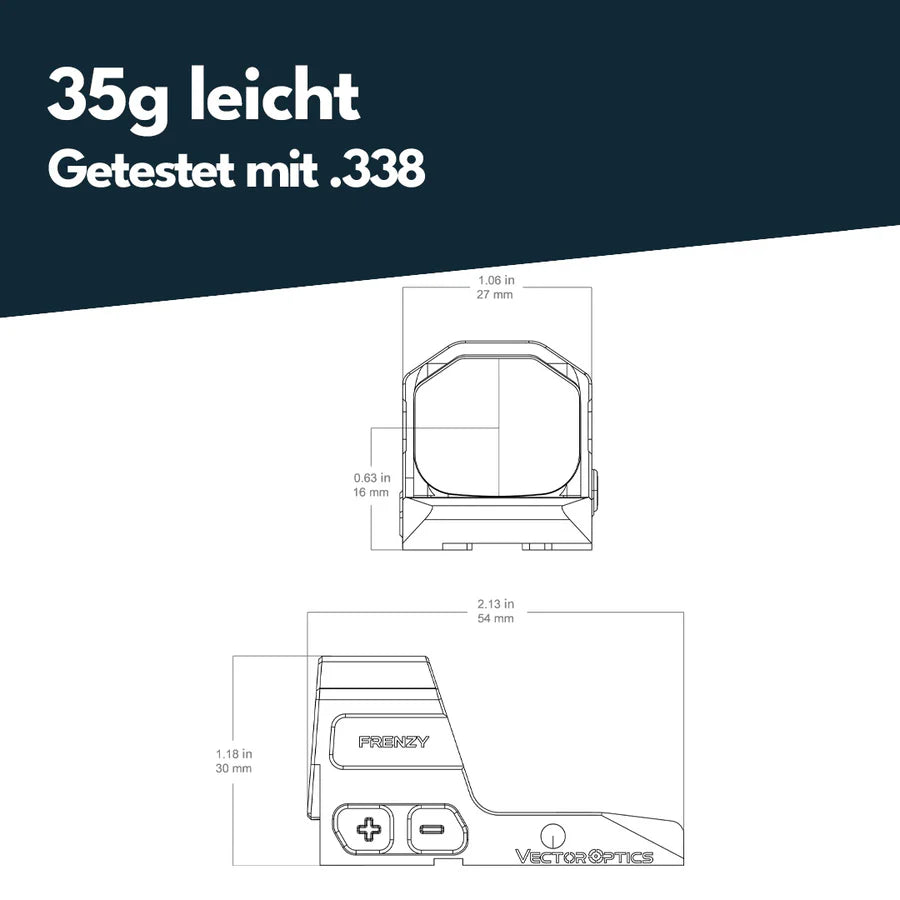 Vector Optics Frenzy 1x20x24 CZ Shadow 2 OR jaoks 