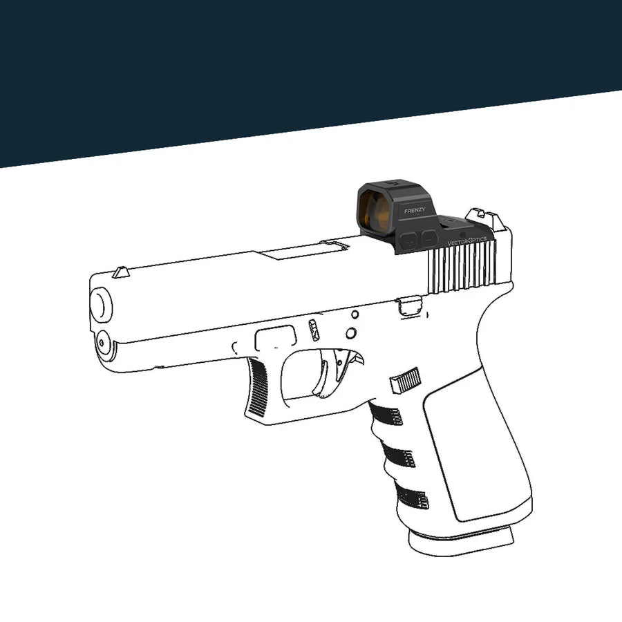 Vector Optics Frenzy 1x16x21 Glock MOS jaoks 
