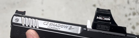 CZ Shadow 2 adapterplaat integreeritud ettepoole nihutatud tagumise sihikuga | Trijicon RMR footprint