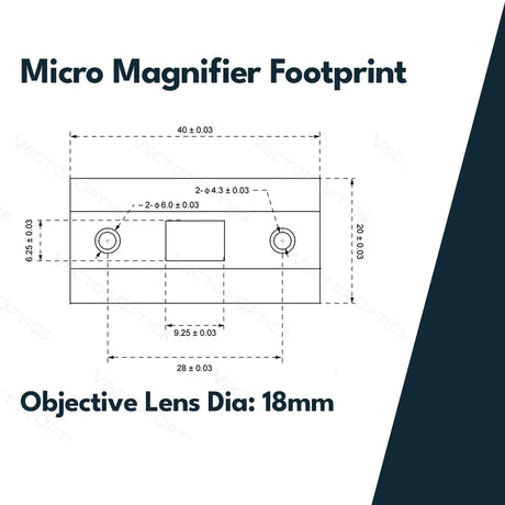 Vector Optics Paragon 3x18 suurendi Micro