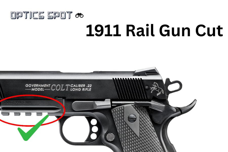 1911 [Rail Gun Cut] punatäppsihiku kinnitus | Trijicon RMR footprint EGW