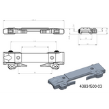 JK-N adapterite alus | pikatinny alus QD hoobadega [pikk] 