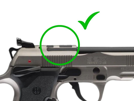 Beretta [92X 92XI 92 GTS 92X RDO M9A4] adapterplaat | Trijicon RMR footprint