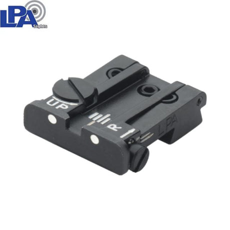 Beretta [92, 96, 98, M9A1] adjustable rear sight | white dots