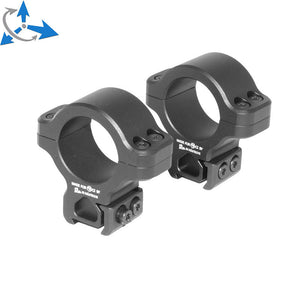 CZ 457 optikakinnituse rõngad for dovetail | 1 inch [25.4mm]
