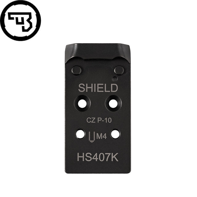 CZ P-10 Optics Ready plaat | Shield RMSc & Holosun K-seeria jalajäljed