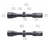 Vector Optics Continental 2-12x50 SFP optiline sihik 