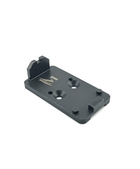 Dan Wesson DWX adapterplaat integreeritud tagumise sihikuga | Trijicon RMR footprint