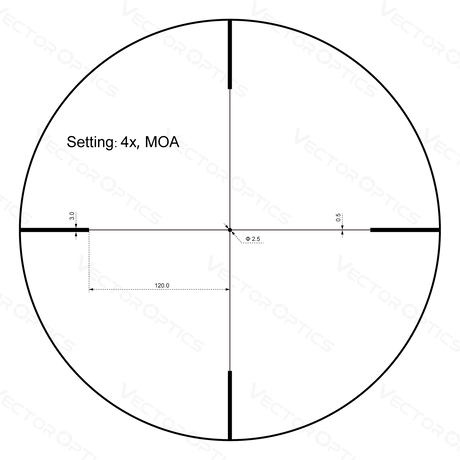 Vector Optics Forester 1-4x24SFP vintpüssi sihik
