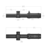 Vector Optics Forester 1-5x24SFP GenII optiline sihik 