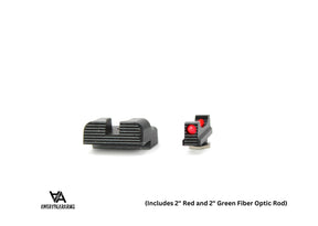 Madalad sihikud Glock Slimline [G42 G43 G43X G48] | fiiberoptilistega