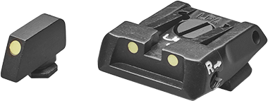 Glock [G17, G19, G26 & other] adjustable sight set | with luminescent dots