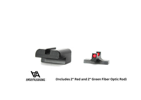HK USP madalad sihikud | fiiberoptikaga