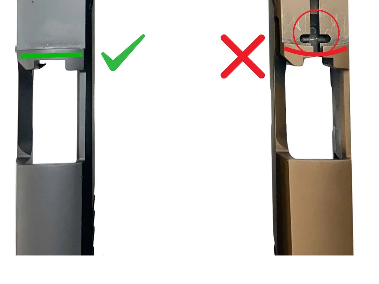 Sig P320 XFIVE vanemad variandid optics ready lõige - erinevused