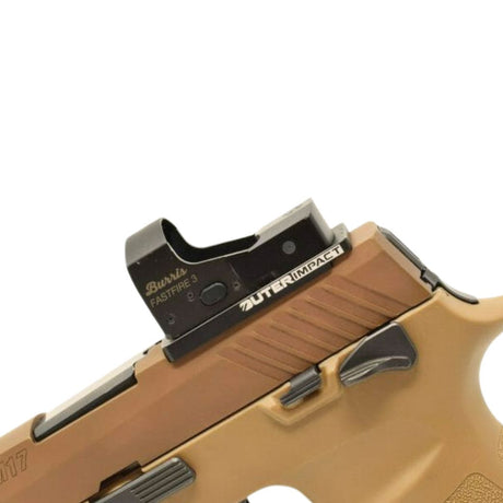 Sig P320 [models with removable rear sight] Optics Ready plaat | tüüp C [RMR RTS & Docter footprint]