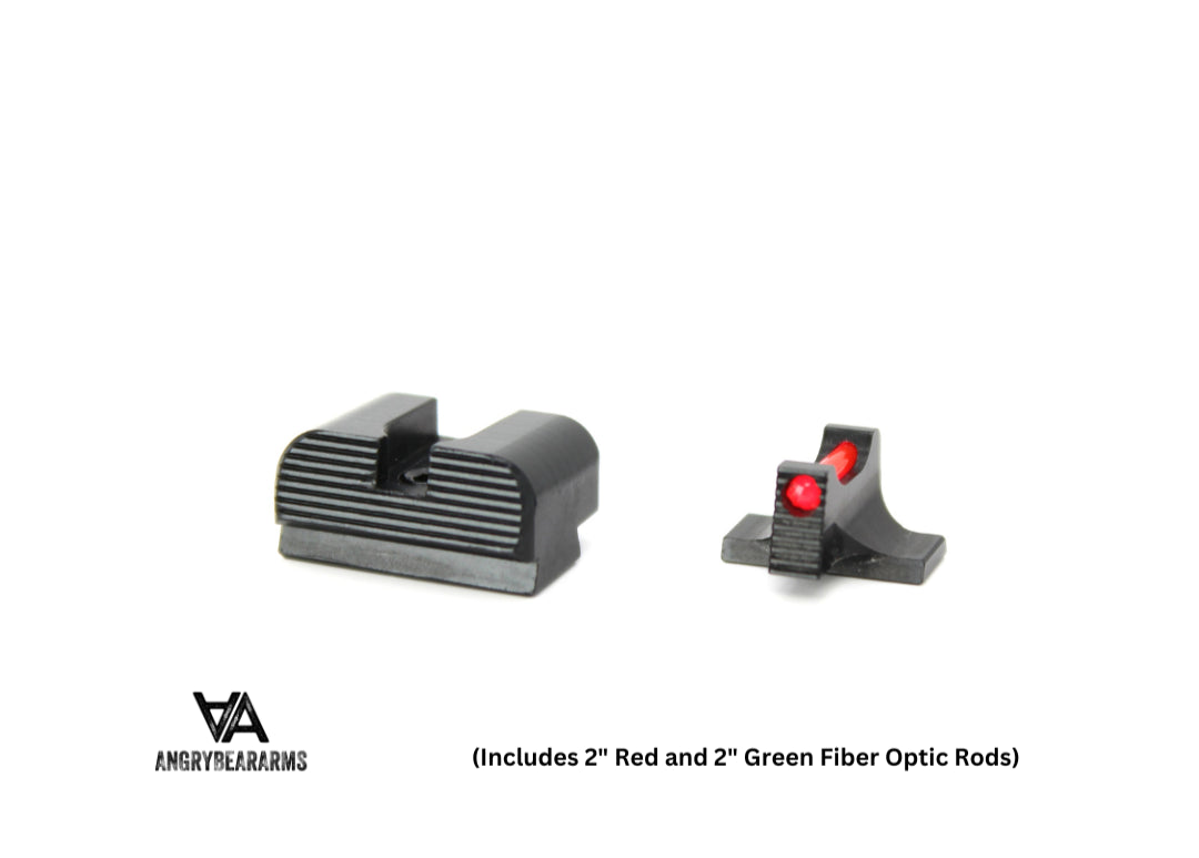 Sig P365 pikk sport sihikud koos fiiberoptikaga 