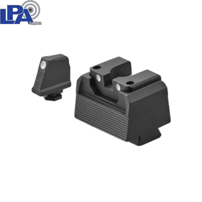 Sig Sauer P220, P226, P229, P320 & P365 Optics Ready poolreguleeritav sihikukomplekt | valgete täppidega 