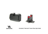 Sig Sauer P220 P226 P229 P320 & P365 Optics Ready kõrged sport-sihikud fiiberoptiliste sisudega
