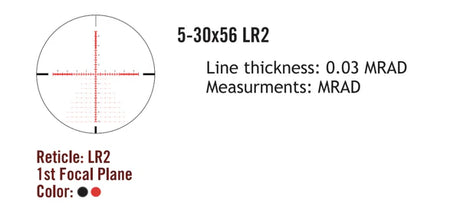 Sightmark Presidio 5-30x56 LR2 FFP vintpüssi sihik