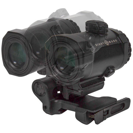 Sightmark XTM-3 3xMagnifier with LQD küljele pööratava kinnitusega