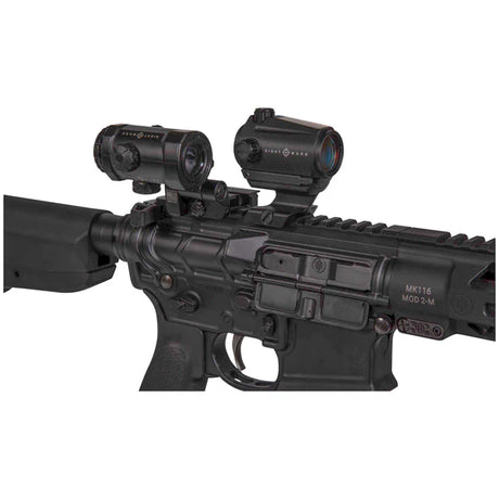 Sightmark XTM-3 3xMagnifier with LQD küljele pööratava kinnitusega
