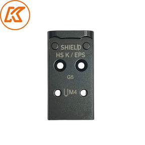 Steel punatäppsihiku plaat for Glock MOS | Shield RMSc & Holosun K-series footprint