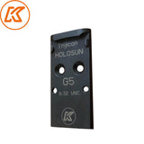 Steel punatäppsihiku plaat for Glock MOS | Trijicon RMR footprint
