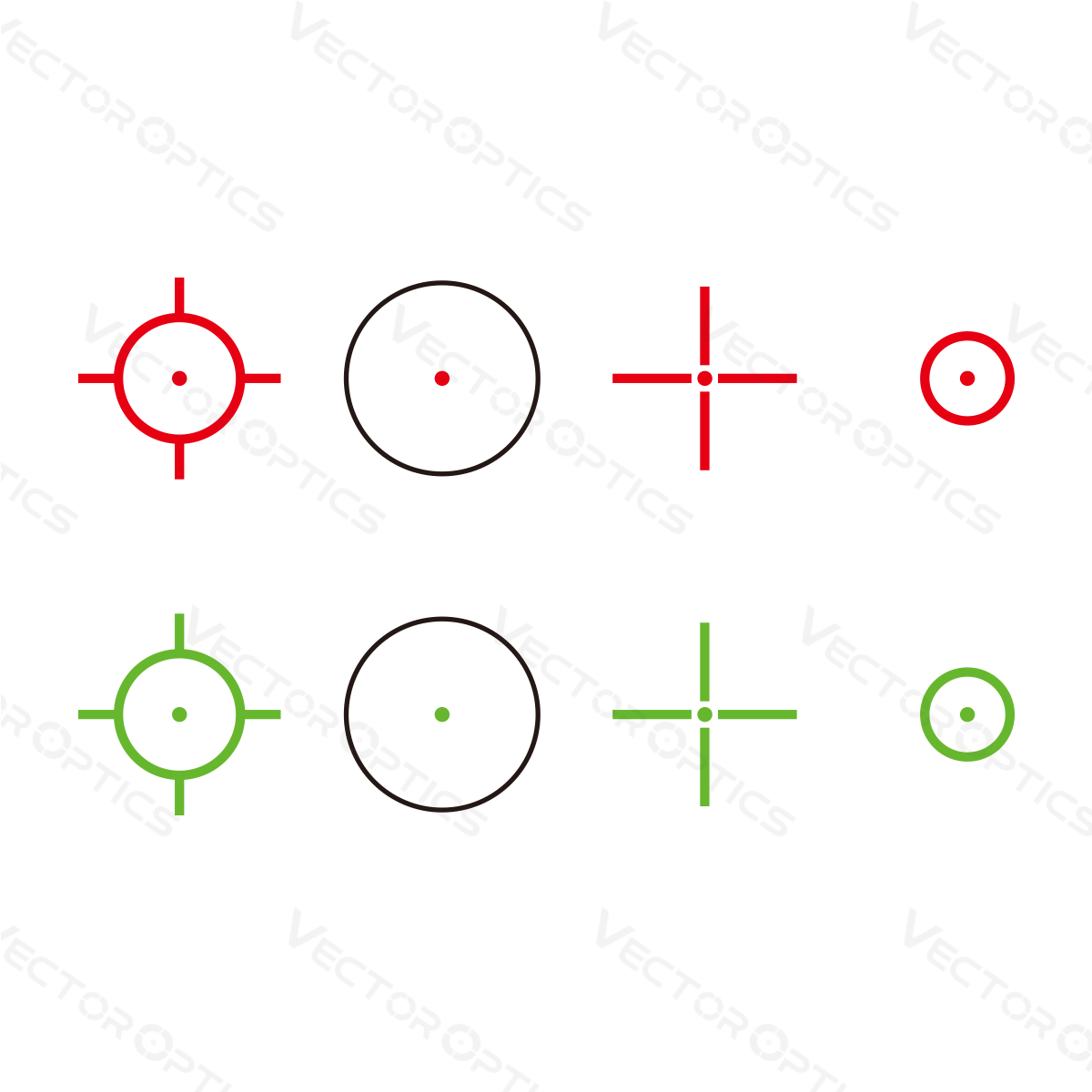 Vector Optics Omega 23x33 Nelja Retikliga Refleks-Sihik kollimaatorsihik 