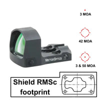 Vector Optics Frenzy-S 1x17x24 MOS Multi Reticle punatäppsihik 