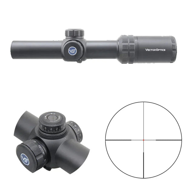 Vector Optics Grizzly 1-4x24 Jahipidamise riflescope Vector Optics
